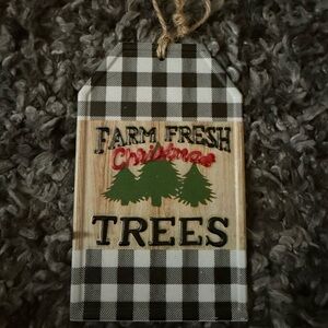 Rustic Farm Fresh Christmas Ornament